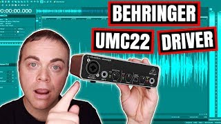 Behringer UMC22 Driver Setup  Behringer USB Audio Interface [upl. by Ailiec]