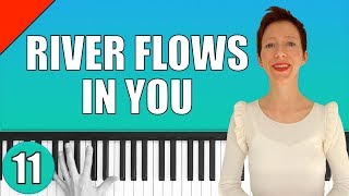 Yiruma  River Flows in You  Piano Tutorial 11 [upl. by Albert360]