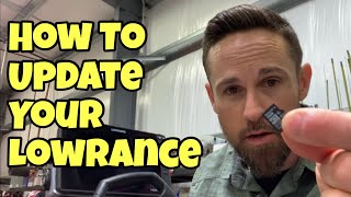 HOW TO UPDATE YOUR LOWRANCE  Step By Step [upl. by Tnahsarp]