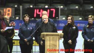 2012 Manitoba Scotties Opening Ceremony [upl. by Sagerman]