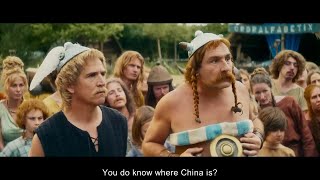 quotASTERIX amp OBELIX THE MIDDLE KINGDOMquot FRENCH MOVIE REVIEW  GUILLAUME CANET [upl. by Coulson]