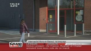 Encore un braquage à Intermarché MonsenBaroeul [upl. by Retsehc]