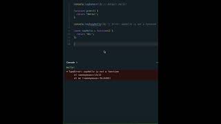 JavaScript Function Hoisting Explained in 45 Seconds ⏳ Shorts [upl. by Silverts]