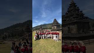 DIENG COOL dieng dingin shortsvideo viralvideos merah wisata dieng [upl. by Yelsnya]