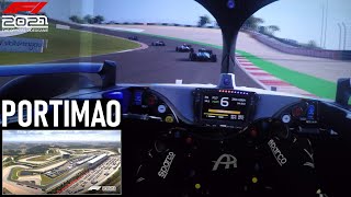 F1 2021 Game  Portimao Circuit Update  Sprint Race Williams DRIVERs Eye View Onboard [upl. by Hut789]