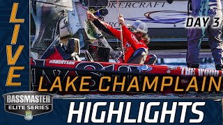 Highlights Day 3 Bassmaster action at Lake Champlain [upl. by Goodyear716]