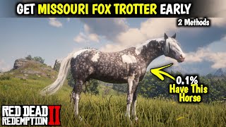 Get Missouri Fox Trotter Early in Chapter 2  Red dead redemption 2 [upl. by Dnomayd]