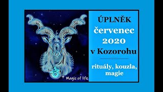 🌕Úplněk červenec 2020 v Kozorohu ♑ 🌕  Hromový  Bouřkový úplněk [upl. by Felten]