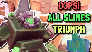 OOPS ALL SLIMES CHALLENGE MAP TRIUMPH  Roblox Tower Defense Simulator TDS [upl. by Aneger]