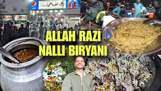 ALLAH RAZI NALLI BIRYANI  KARACHI  PAKISTAN FAMOUS BIRYANI  KORANGI KALLU CHOKE [upl. by Olsewski]