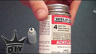 HOW TO glue acrylic welding [upl. by Ssecnirp243]