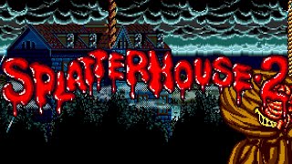 Splatterhouse 2  Intro Sega Genesis  1992 [upl. by Tnarud]