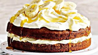 Banana cake recipe in Banglahow to make banana cakebanana cake recipecake recipenew banana cake [upl. by Purvis831]