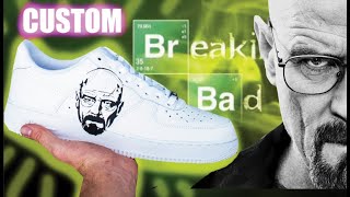 BREAKING BAD AIR FORCE 1 CUSTOM  Jordan Vincent [upl. by Hamo]