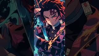 Tanjiro fire and water breathing best edit🌊🔥youtube shorts [upl. by Ahsiuq248]