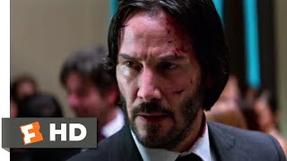 John Attacks The High Tables Induction Scene  John Wick Chapter 2 [upl. by Abekam]