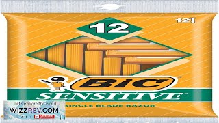 BIC Single Blade Razor Sensitive 12 ct Review [upl. by Graniah796]