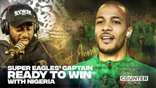 Super Eagles Captain Troost Ekong Loving AFCON and Ready To Win With Nigeria [upl. by Nomzaj142]