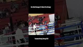 Ketika Urang Ketungau Ikut Turnamen Boxing  Biru Budi Ketungau VS Tro Sintang [upl. by Fadas953]