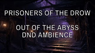 Prisoners of the Drow  Out of the Abyss  Dungeons and Dragons Ambience  Horror Prison Music [upl. by Kcinomod]