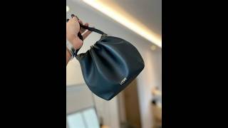 ⚠️發貨實拍 Loewe Flamenco Purse Mini 黑色 真正原廠納帕羊皮原廠麂皮內里 [upl. by Yenreit456]