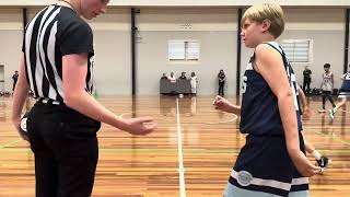 Casey Cavaliers U147 vs Frankston Blues U146 basketball [upl. by Anirrak402]