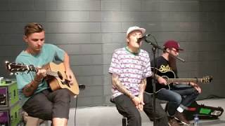 Where Do We Go When We Go  Neck Deep HMV Acoustic Set Liverpool  220817 [upl. by Ahsenak]