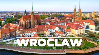 ONE DAY IN WROCLAW POLAND  4K  TimeLapseTour through a charming and colourful city [upl. by Rudd]