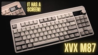 A budget keyboard with an OLED DISPLAY  XVX M87 Pro Review [upl. by Aiasi]