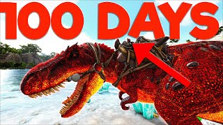 I Spent 100 Days Beating Ark Primal Fear [upl. by Aisan763]