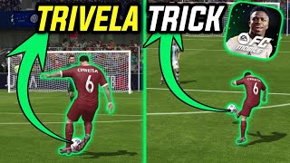 How to do the trivela  fc mobile  power volley shot trick fcmobile fifamobile [upl. by Ayana]