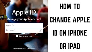 How to Change Apple ID on iPhone or iPad [upl. by Ettevy]