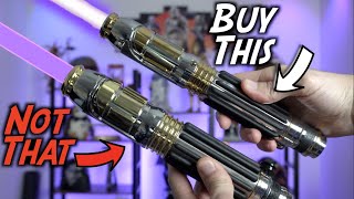 Star Wars Galaxys Edge Mace Windu Lightsaber VS Neopixel from Artsabers [upl. by Steffin69]