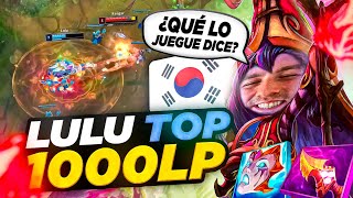 ¡¡LLEGÓ A CHALLENGER EN KR CON LULU TOP Y ES FREE ELO ¿QUÉ LO JUEGUE DICE [upl. by Ecinuahs]