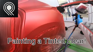 How to paint tinted clear Candy paint [upl. by Ayotaj]