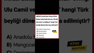 KPSS 2024 TARİHTEN ÇIKABİLECEK SORULAR kpss2024 kpssgüncel kpsstarih yks kpsscoğrafya tyt [upl. by Leunam]