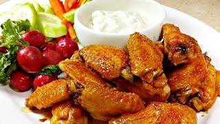 Chicken Wings Recipe  Hot Wings Sauce Recipe  Blue Cheese Dip Recipe  Hot and Tangy Wings Recipe [upl. by Oraneg552]