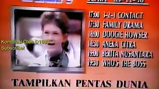 Jadwal Acara TV Jadul  Kompilasi 19891995 [upl. by Rodge]