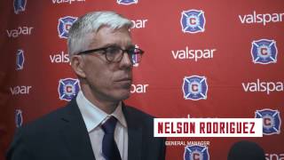 Watch GM Nelson Rodríguez discusses SuperDraft strategy [upl. by Aduh]