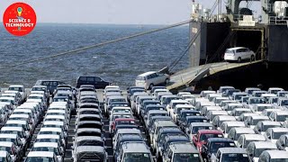 How Are Thousand of Cars Exported Worlds Largest Car Carrier Ship Cargo Carrier Ship Technology [upl. by Nariko]