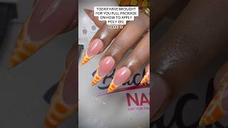 TODAY HAVE BROUGHT FOR YOU FULL PACKAGE ON HOW TO APPLY POLY GEL ​⁠part 1 blackboynail nails [upl. by Koenraad]