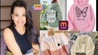 Meesho Winter Sweatshirt  Hoodies Haul✨🤩 affordable and pinteresty [upl. by Halladba]