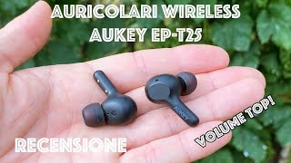 Recensione auricolari true wireless AUKEY EPT25 Minuscoli ma che potenza [upl. by Kentiga]