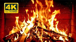 🔥 Cozy Fireplace 4K 12 HOURS Fireplace with Crackling Fire Sounds Crackling Fireplace 4K [upl. by Felike]