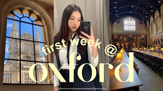 My First Week at Oxford 📚 moving in charity ball studying freshers week [upl. by Darreg]