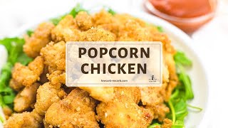 Crispy Keto Popcorn Chicken Recipe [upl. by Latoniah]