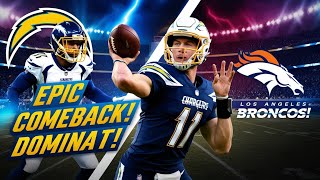 Chargers’ Epic Comeback Over Broncos AFC Playoff Shakeup [upl. by Sheepshanks]