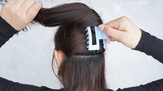 Easy Bun Hairstyle With Claw Clip  Self Hairstyle For Wedding Guest  Ladies Hairstyle For Summer [upl. by Huntley]