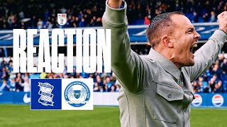 REACTION  Chris Davies  Birmingham City 32 Peterborough United [upl. by Nymrak]