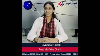 Sworupa Mailnai Eplanet Australia Visa Grant [upl. by Gnolb]